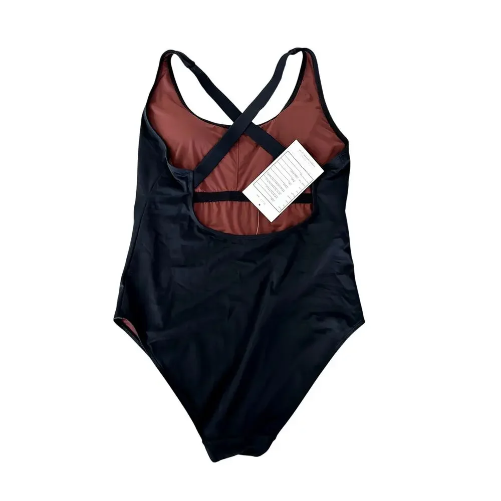 Andie Swim Sample The Tulum One Piece in Black 2XL NWT